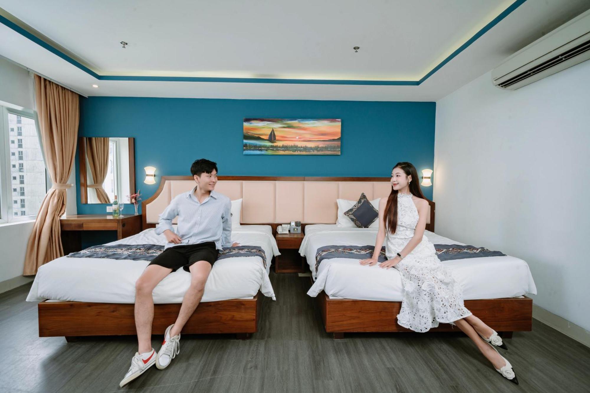 Tgt Beach Hotel ดานัง ภายนอก รูปภาพ